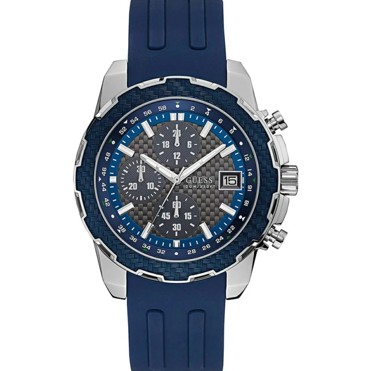 Montre Homme Octane en Caoutchouc bleue