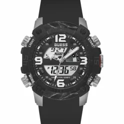 Montre Homme Slate en Silicone noire