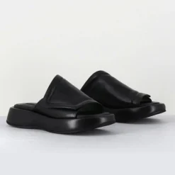 Mules en Cuir Rombo noires