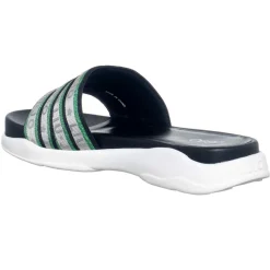 Mules en Cuir Star noir/gris