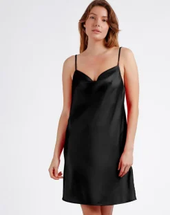 Nuisette à bretelles noire