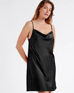 Nuisette à bretelles noire