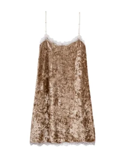 Nuisette en velours Platine dorée