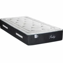 Pack prêt-à-dormir Privilège blanc/gris - 90x190 cm