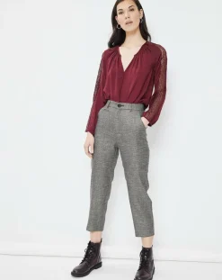 Pantalon 7/8 Ashlynn noir/doré