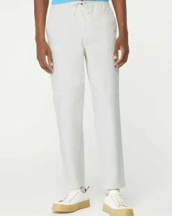 Pantalon 100% Coton Bio chino Regular Fit Mujog écru