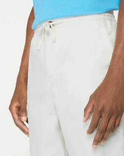 Pantalon 100% Coton Bio chino Regular Fit Mujog écru