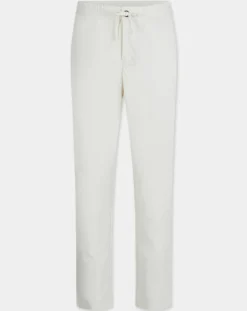 Pantalon 100% Coton Bio chino Regular Fit Mujog écru
