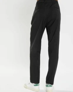 Pantalon 100% Laine Belsbo jogger noir