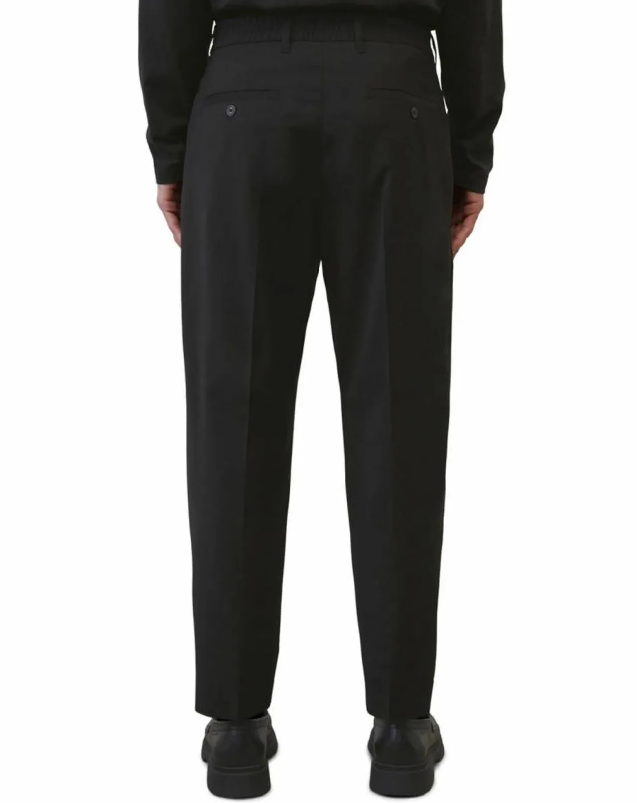 Pantalon 100% Laine Belsbo jogger noir