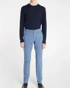 Pantalon ajusté Flex bleu gris