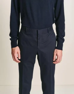 Pantalon ajusté Frush bleu marine