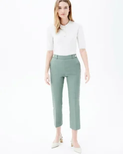 Pantalon ajusté Phileas céladon