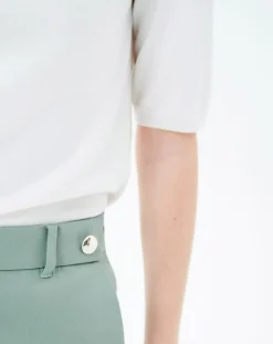 Pantalon ajusté Phileas céladon