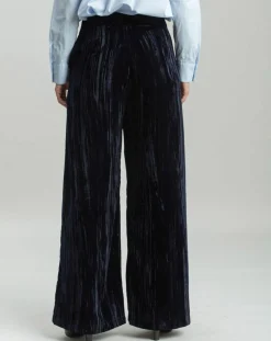 Pantalon ample en Velours Lizy nuit
