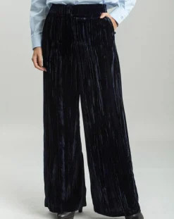 Pantalon ample en Velours Lizy nuit