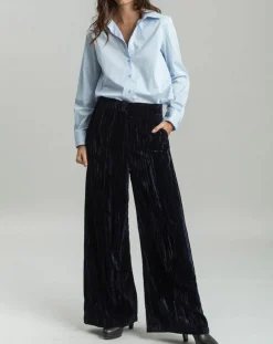 Pantalon ample en Velours Lizy nuit