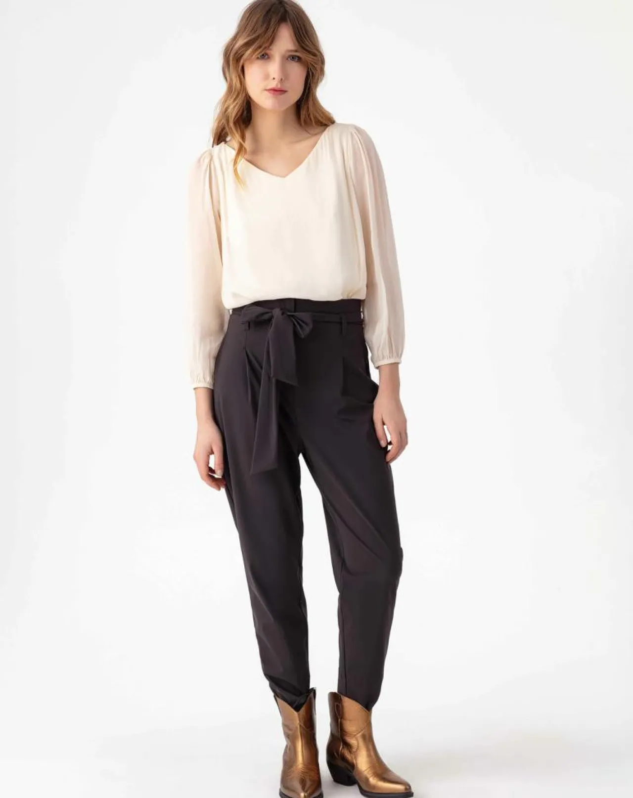 Pantalon avec Ceinture Hadrien choco