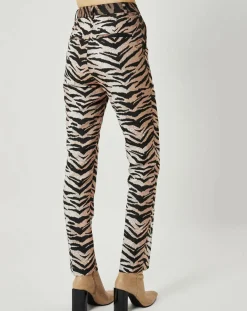 Pantalon Belle de Jour imprimé marron