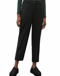 Pantalon cargo en Laine mélangée noir