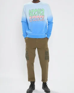 Pantalon Cargo Loose Tapered kaki foncé