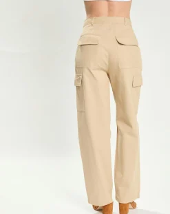 Pantalon cargo Pina beige