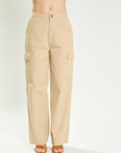 Pantalon cargo Pina beige