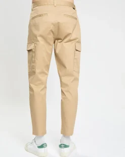 Pantalon cargo Regular Fit uni beige