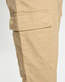 Pantalon cargo Regular Fit uni beige