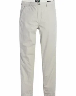 Pantalon chino Alpha Icon Tapered à rayures beige/blanc