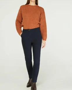 Pantalon chino Bill bleu marine