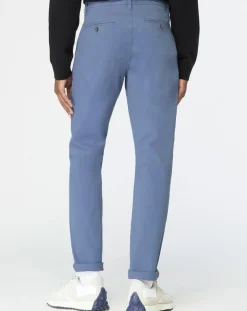 Pantalon chino en Coton bio slim Kutslim bleu vintage