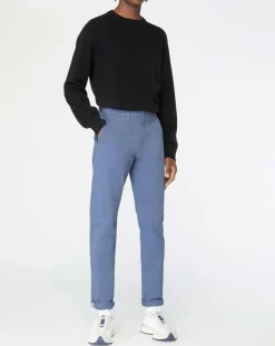 Pantalon chino en Coton bio slim Kutslim bleu vintage