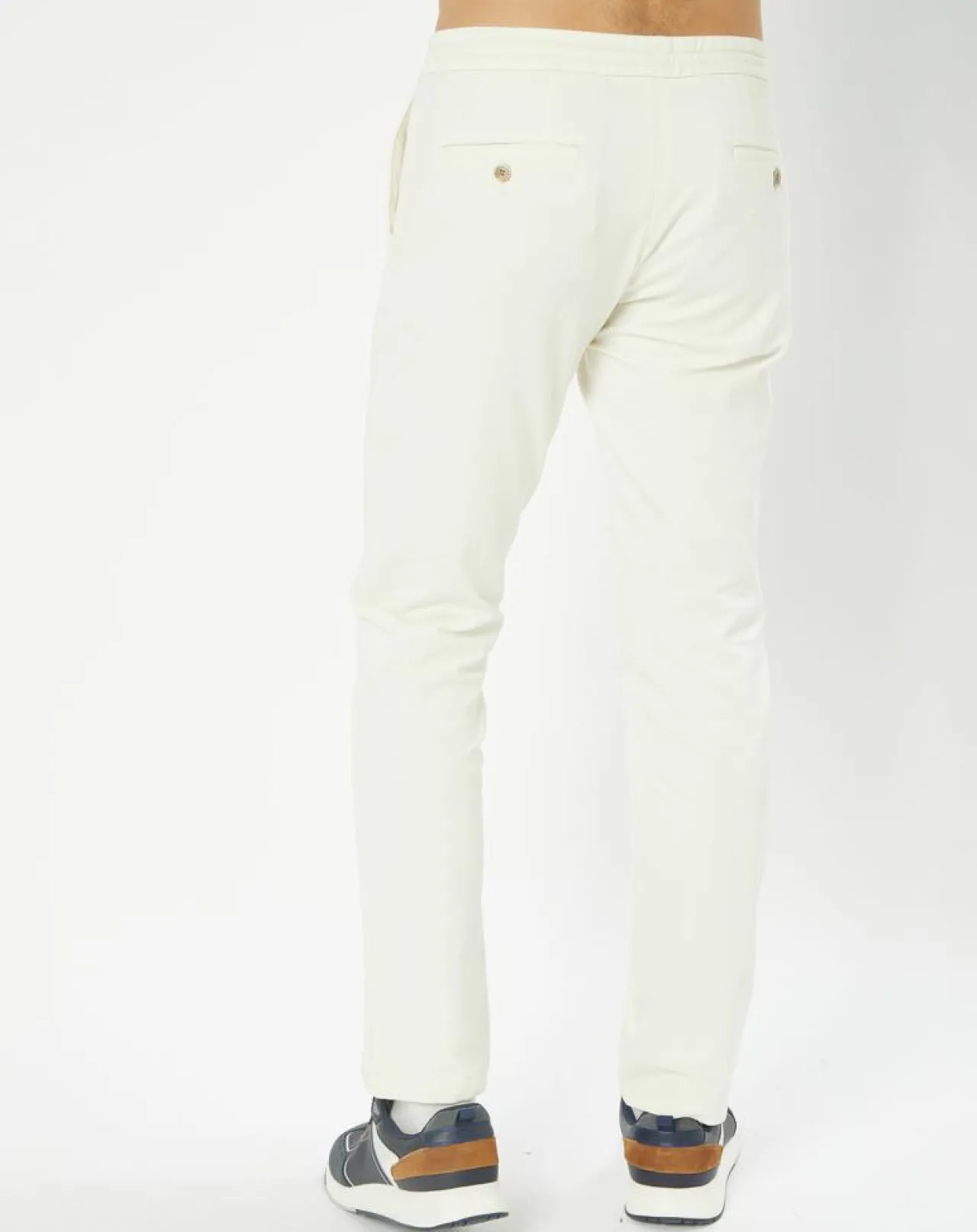 Pantalon Chino Jersey Sport écru