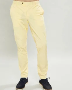 Pantalon chino Milleraie jaune clair