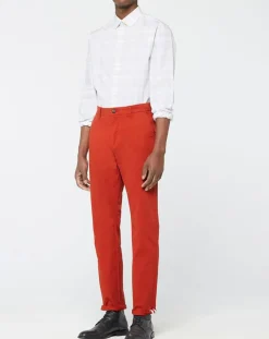Pantalon chino Regular Fit Kutdroit orange foncé