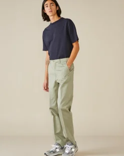 Pantalon chino Sammy vert d'eau