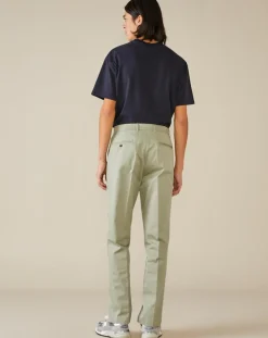 Pantalon chino Sammy vert d'eau