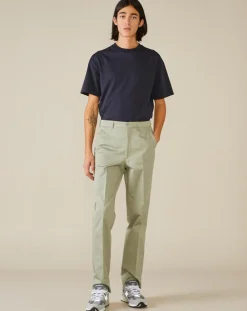 Pantalon chino Sammy vert d'eau