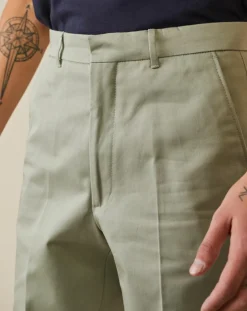 Pantalon chino Sammy vert d'eau