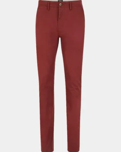 Pantalon Chino slim en Coton Bio Kutslim bordeaux