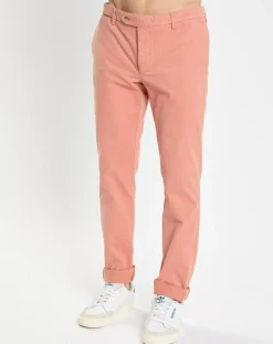 Pantalon chino Slim Fit Kensignton orange moyen