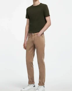 Pantalon Chino Slim Fit Wash beige