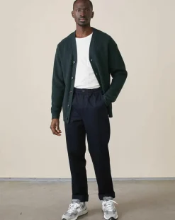 Pantalon chino slim Jory marine