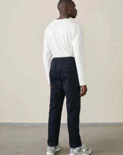 Pantalon chino slim Jory marine