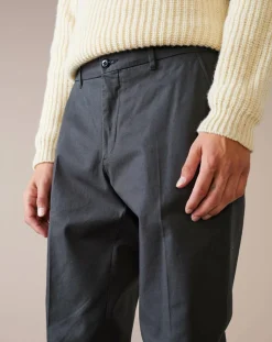 Pantalon chino slim Porths anthracite
