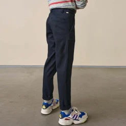 Pantalon classique Perry coupe droite bleu marine