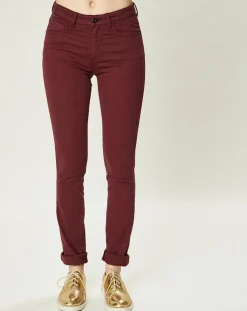 Pantalon Clemie prune