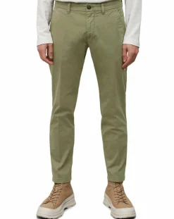 Pantalon Coton Bio Stig Tappered Leger kaki clair