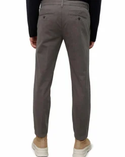 Pantalon Coton Bio Stig Tappered Leger gris foncé
